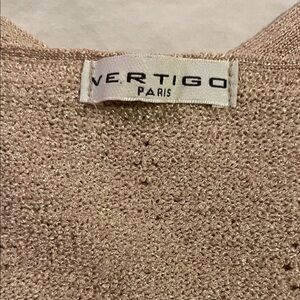Vertigo Paris Tan Crop Top